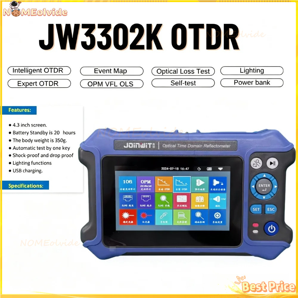 Joinwit JW3302K SM 1310/1550Nm - Optical Time Domain Reflectometer Otdr 1310 1550Nm ulasan dan harga