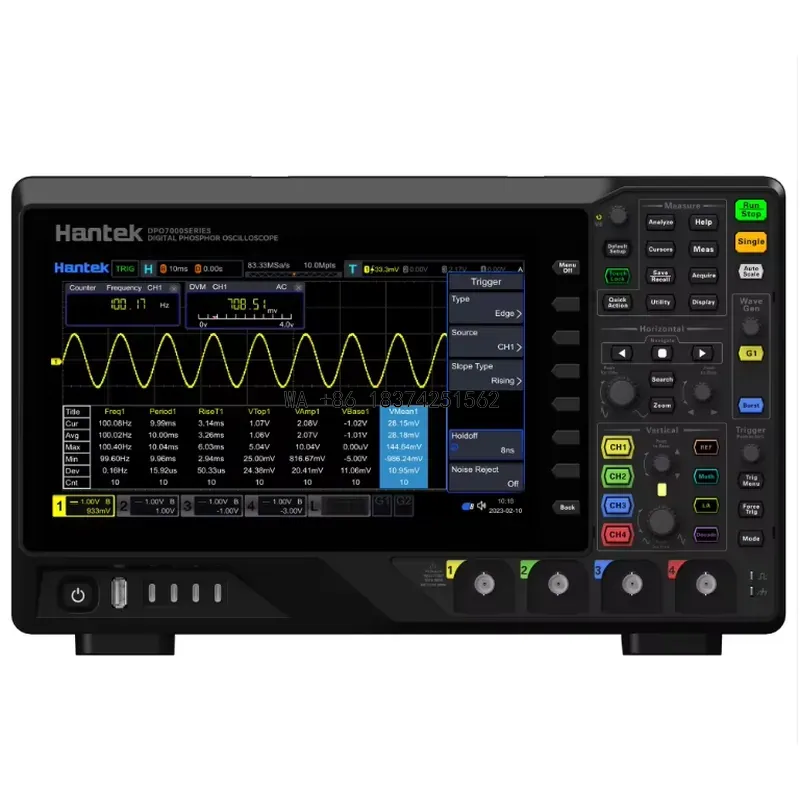 Wmwmnu for DPO7104E Digital St - Digital Storage Oscilloscope 4 Channel 100Mhz ulasan dan harga