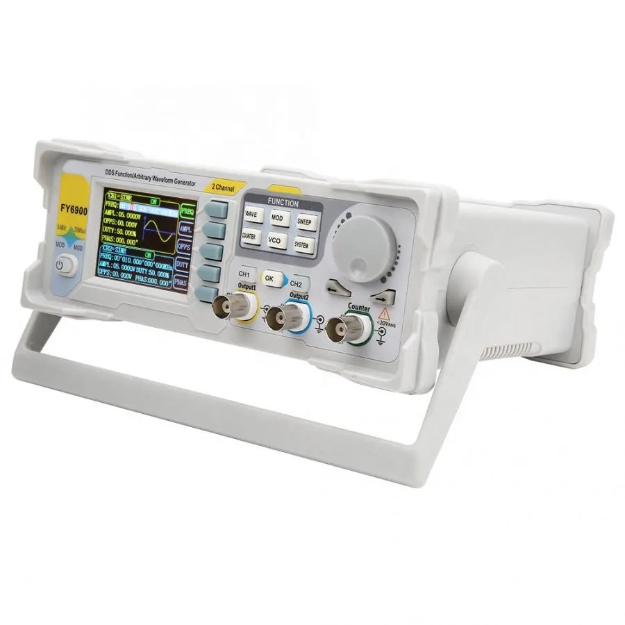 FY6900 Dual Channel DDS Functi - Dual Channel Arbitrary Waveform Function Generator 60Mhz ulasan dan harga