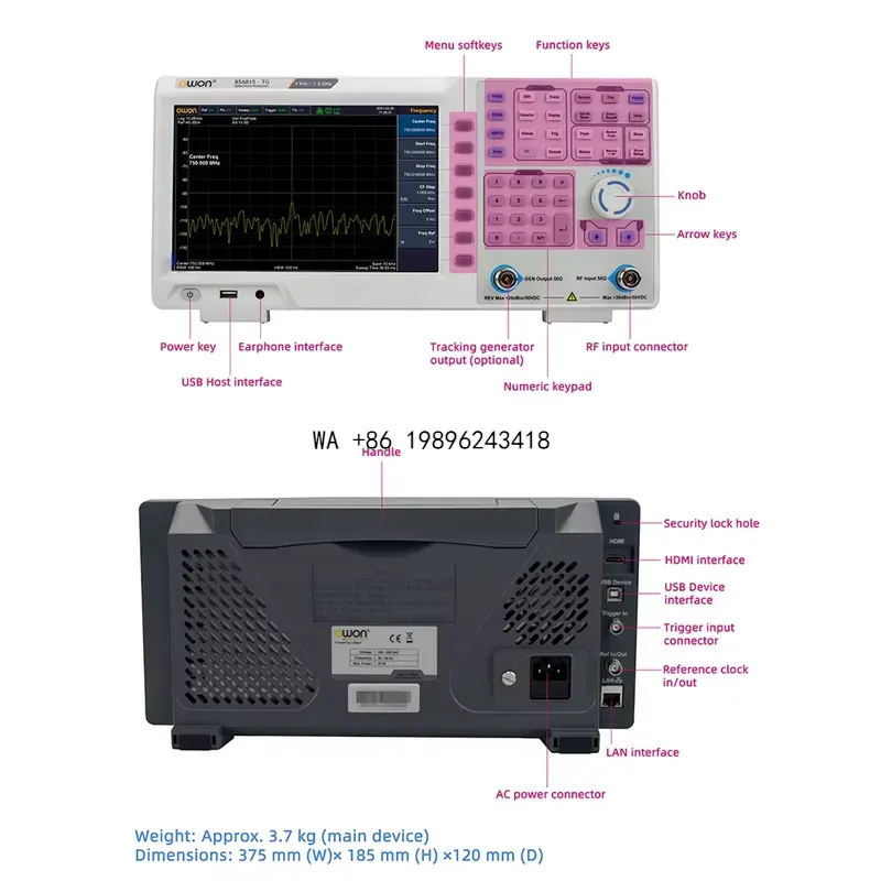 Wmwmnu 9kHz to 1.5GHz Spectrum - Spectrum Analyzer Tracking Generator 1.5Ghz ulasan dan harga